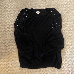Umgee Classic Black Knit Top